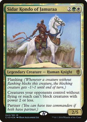 Sidar Kondo of Jamuraa card from Commander 2016