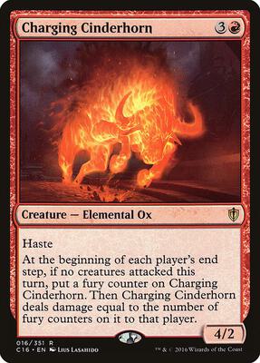 Charging Cinderhorn card from Commander 2016