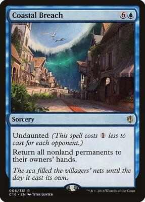 Coastal Breach card from Commander 2016