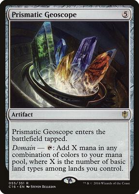Prismatic Geoscope card from Commander 2016