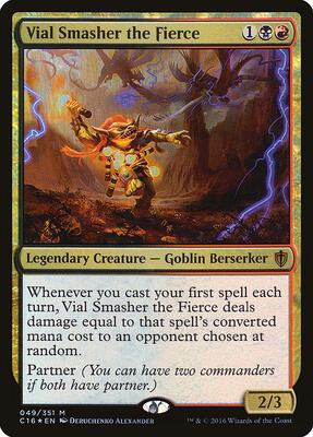 Vial Smasher the Fierce card from Commander 2016