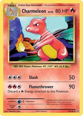 Charmeleon card from XY - Evolutions