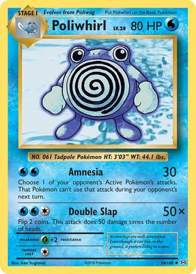 Poliwhirl card from XY - Evolutions
