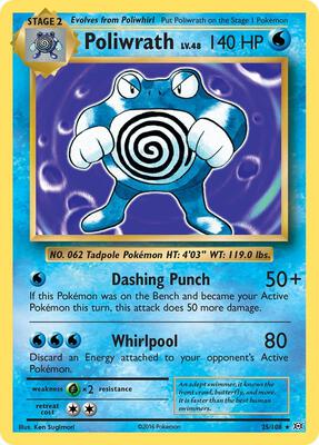Poliwrath card from XY - Evolutions