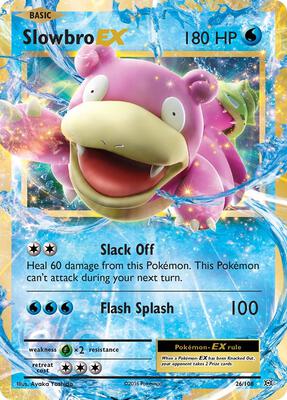 Slowbro EX card from XY - Evolutions