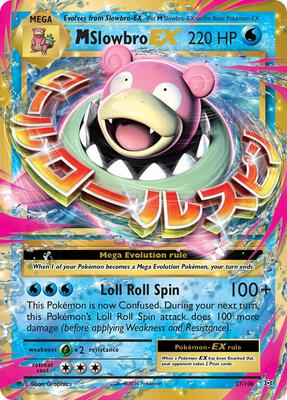 M Slowbro EX card from XY - Evolutions