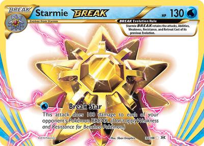 Starmie BREAK card from XY - Evolutions