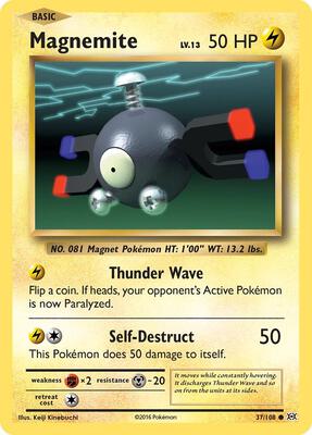 Magnemite card from XY - Evolutions