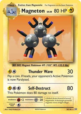 Magneton card from XY - Evolutions