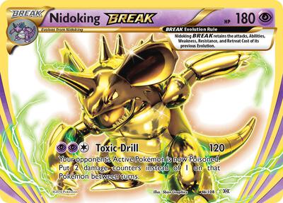 Nidoking BREAK card from XY - Evolutions
