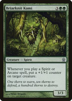 Briarknit Kami card from Saviors of Kamigawa