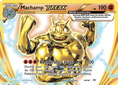 Machamp BREAK card from XY - Evolutions