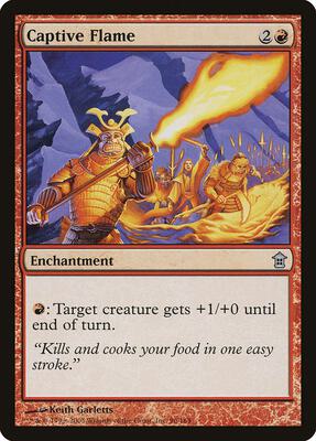 Captive Flame card from Saviors of Kamigawa