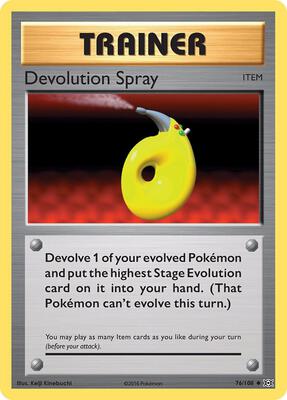 Devolution Spray card from XY - Evolutions