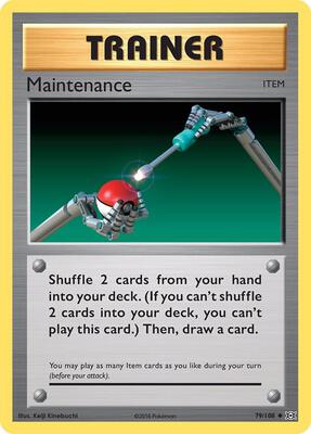 Maintenance card from XY - Evolutions