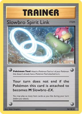 Slowbro Spirit Link card from XY - Evolutions