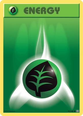 Grass Energy card from XY - Evolutions