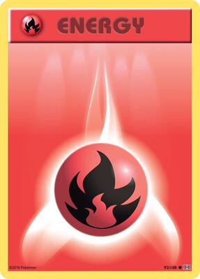 Fire Energy card from XY - Evolutions