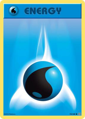 Water Energy card from XY - Evolutions