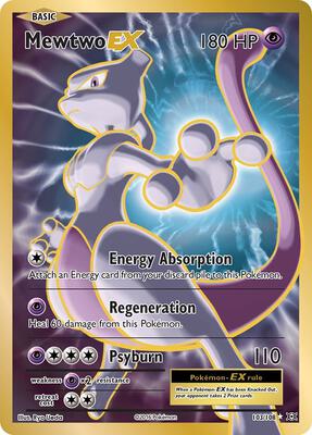 Mewtwo EX (Full Art) card from XY - Evolutions
