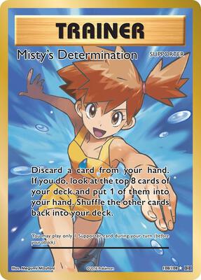Misty's Determination (Full Art) card from XY - Evolutions