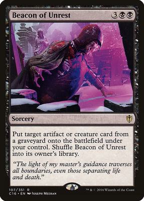 Beacon of Unrest card from Commander 2016