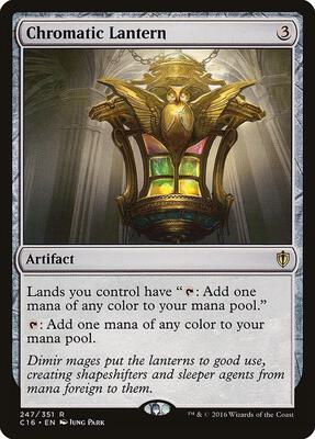 Chromatic Lantern card from Commander 2016