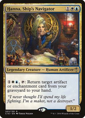Hanna, Ship's Navigator card from Commander 2016