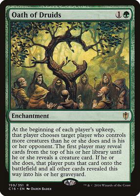 Oath of Druids card from Commander 2016