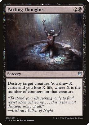 Parting Thoughts card from Commander 2016