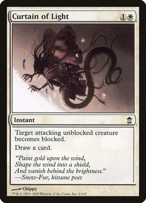 Curtain of Light card from Saviors of Kamigawa