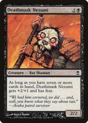 Deathmask Nezumi card from Saviors of Kamigawa