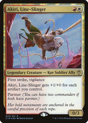 Akiri, Line-Slinger card from Commander 2016