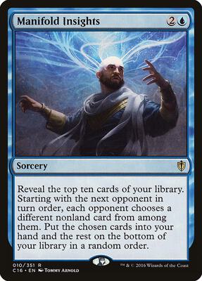 Manifold Insights card from Commander 2016