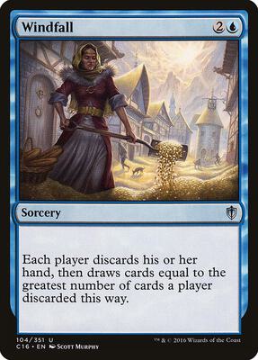 Windfall card from Commander 2016