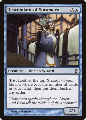 Descendant of Soramaro card from Saviors of Kamigawa