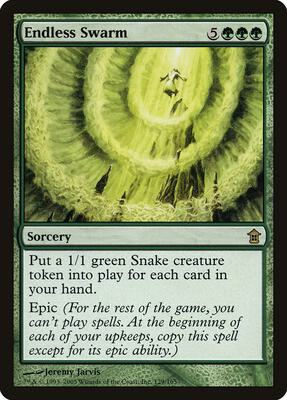 Endless Swarm card from Saviors of Kamigawa