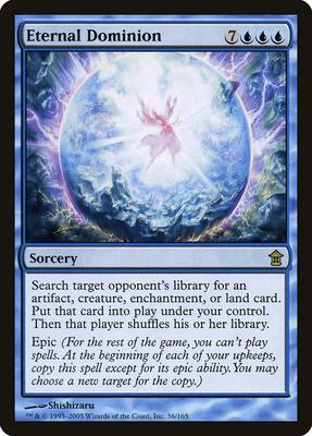 Eternal Dominion card from Saviors of Kamigawa