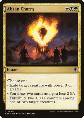 Abzan Charm card from Commander 2016