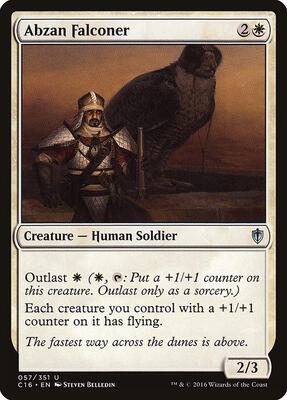 Abzan Falconer card from Commander 2016