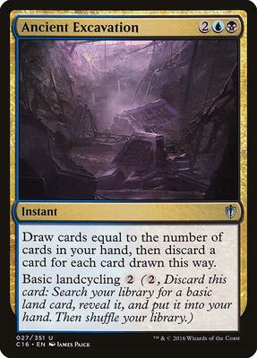 Ancient Excavation card from Commander 2016