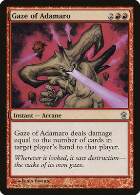 Gaze of Adamaro card from Saviors of Kamigawa