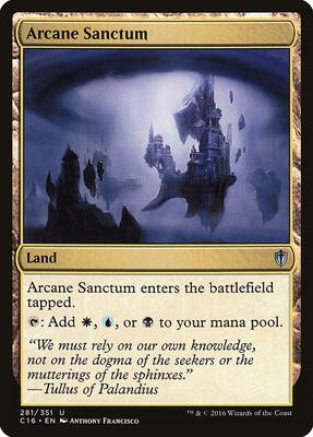 Arcane Sanctum card from Commander 2016