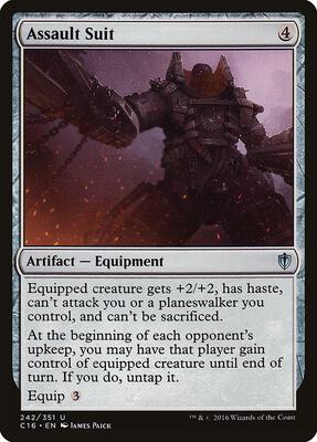 Assault Suit card from Commander 2016