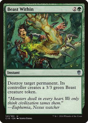 Beast Within card from Commander 2016