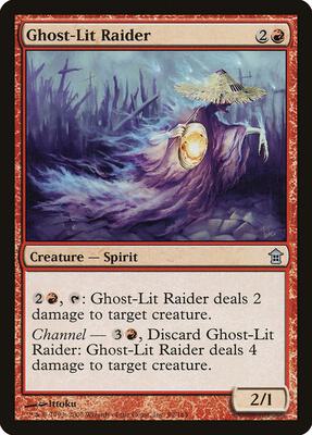 Ghost-Lit Raider card from Saviors of Kamigawa