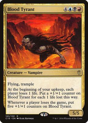 Blood Tyrant card from Commander 2016