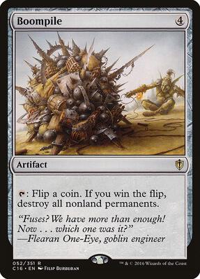 Boompile card from Commander 2016