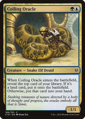 Coiling Oracle card from Commander 2016