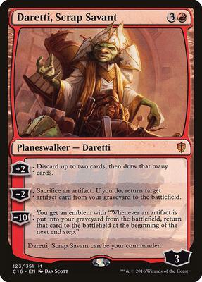 Daretti, Scrap Savant card from Commander 2016